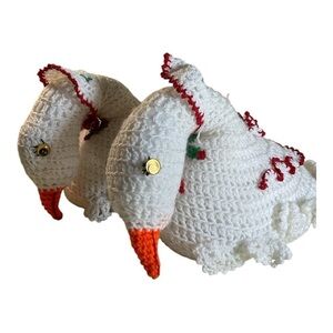 knitted Ducks set of 2